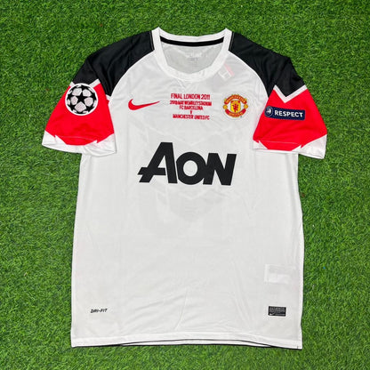 Jesse Lingard #53 Manchester United 2011 Champions League Final White Football Jersey