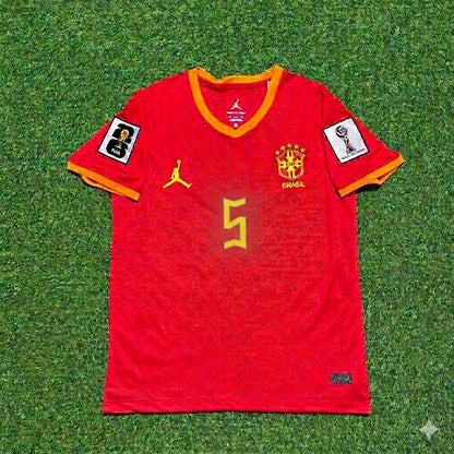 Casemiro 5# Brazil 2026 World Cup Red Jersey Trikot