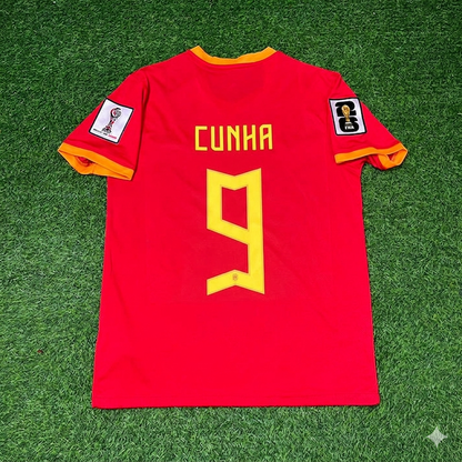 Matheus Cunha #9 Brazil 2026 World Cup Jersey Trikot