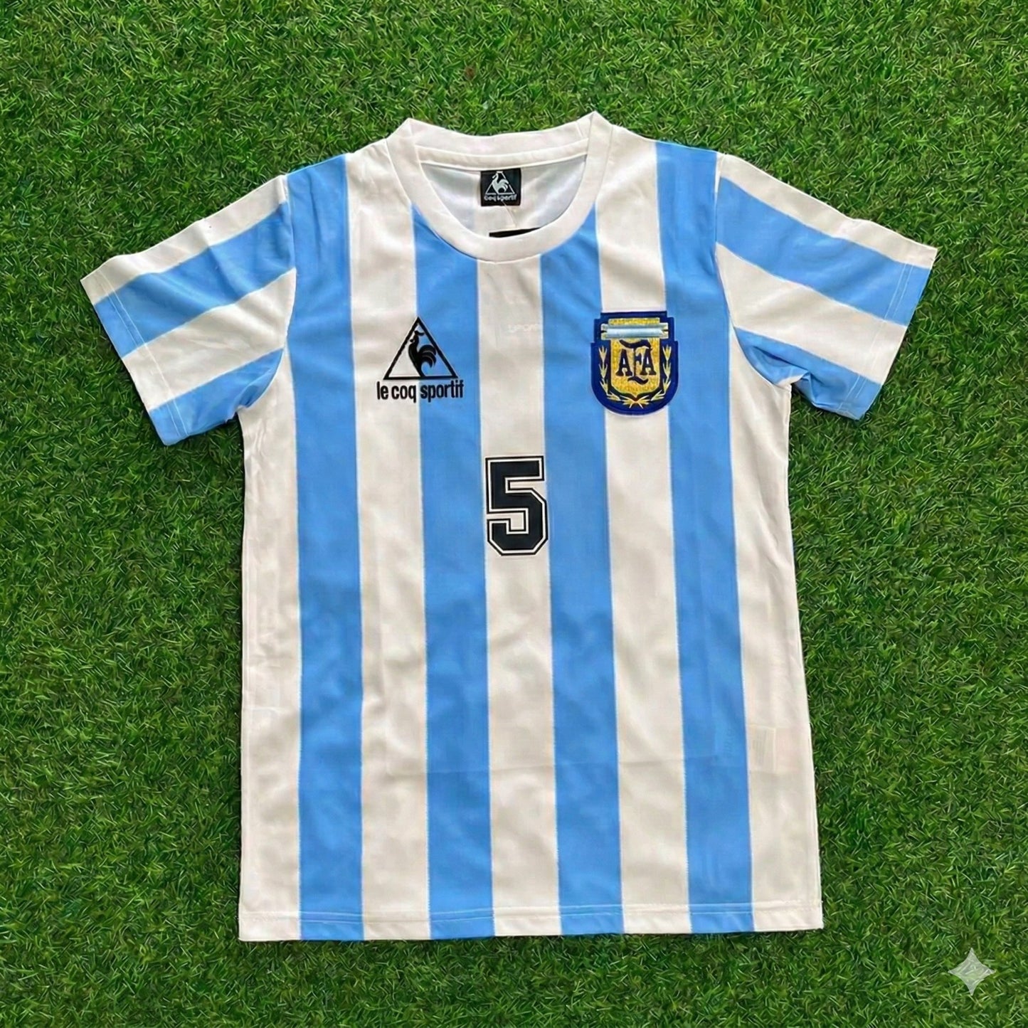 José Luis Brown 5- Argentina 1986 Home Retro Football Jersey Kit