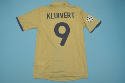 Patrick Kluivert Barcelona 2001 2002 Saison Retro Jersey Maillot Trikot Maglia Fußball-Shirt