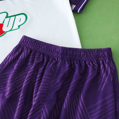 Fiorentina Auswärtstrikot für Kinder, Retro-Stil, Saison 1992/93