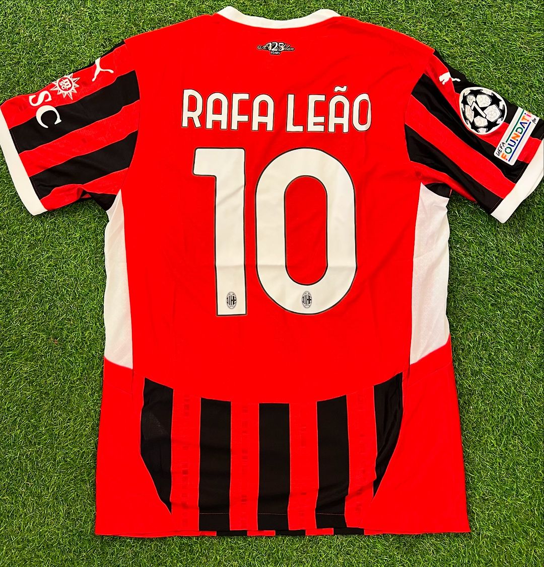 AC Milan Rafael Leao New Season 24/25 Jersey Maillot Knitwear Maglia