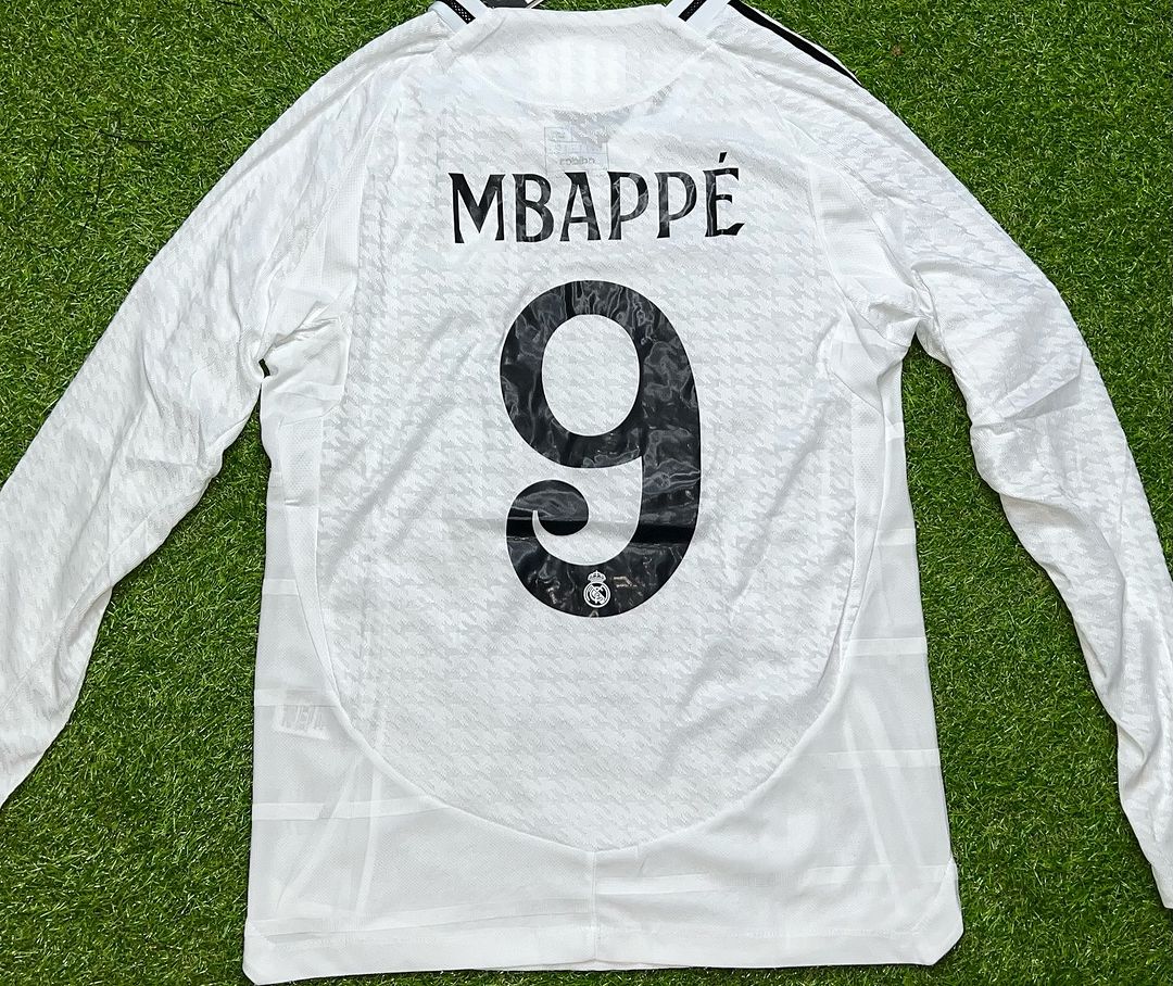 Real Madrid Long Sleeves New Season 24/25 Homeowner White Jersey Mbappe Bellingham Vini JR