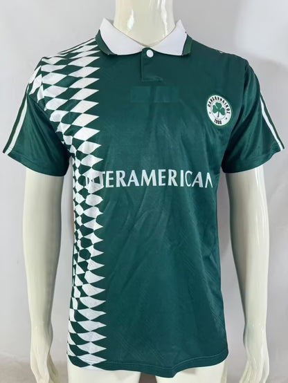 Panathinaikos 1995-1996 Retro Home Kit Jersey Soccer Shirt