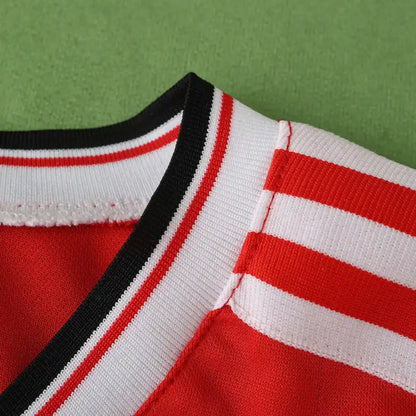 Manchester United F.C 1984 Season Home Red Retro Jersey Trikot Soccer Shirt