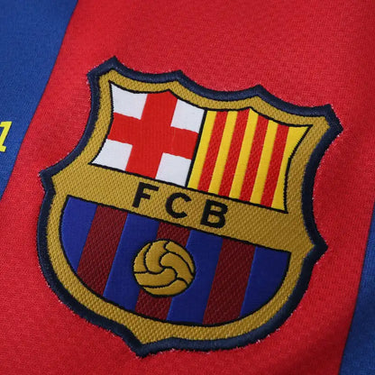 FC Barcelona 10/11 Season Home Final Match Retro Jersey Trikot Soccer Shirt