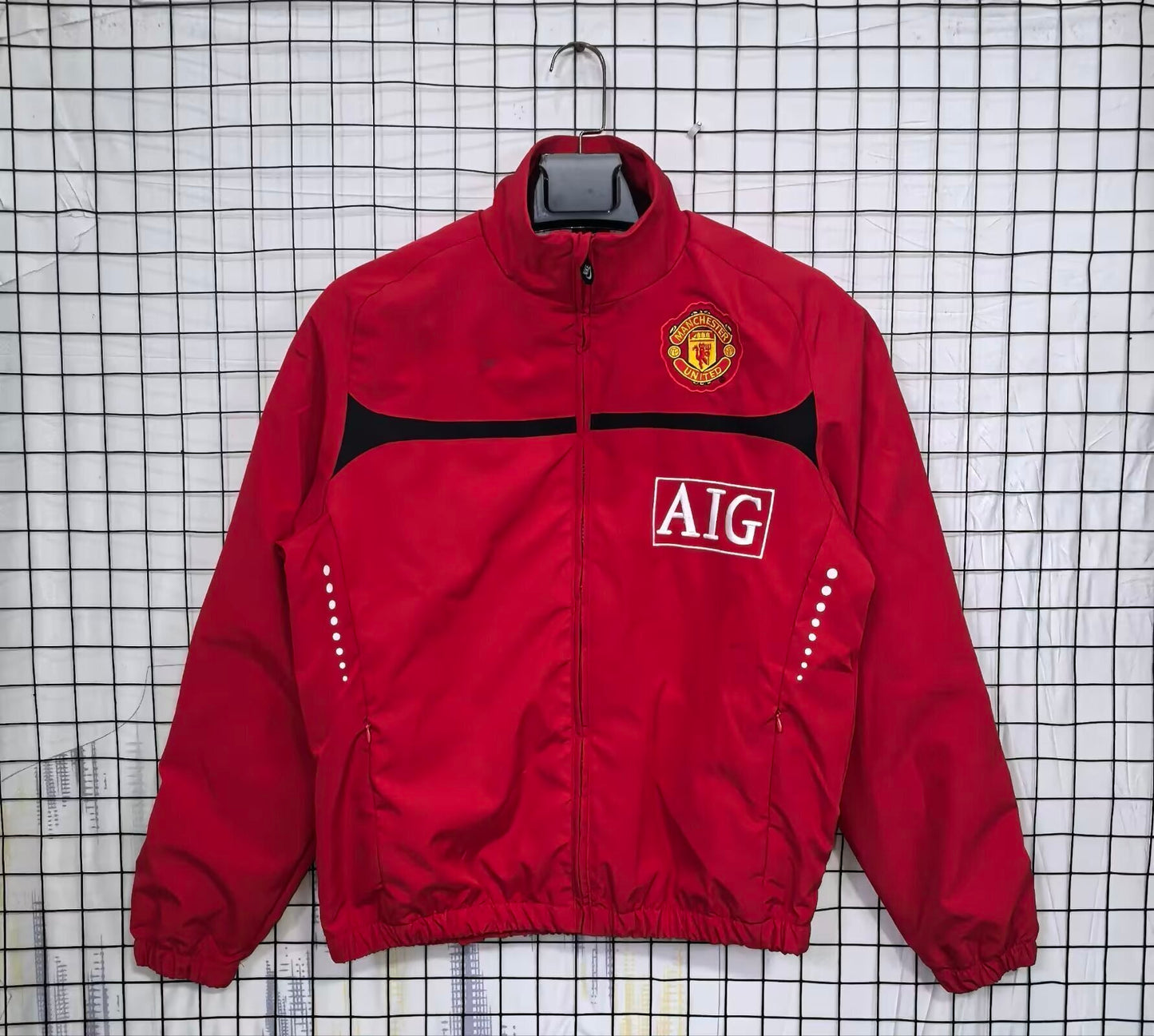 Manchester United 2010 Retro Windbreaker Jacket