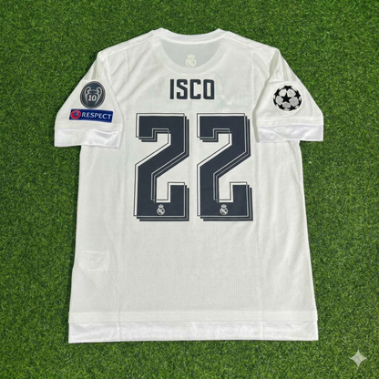 Isco Real Madrid 2016 Champions League Final Football Jersey Kit