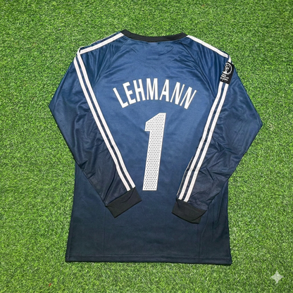 Jens Lehmann – Germany Deutschland Goalkeeper Retro Kit Jersey – | Trikot | Maillot Soccer Shirt