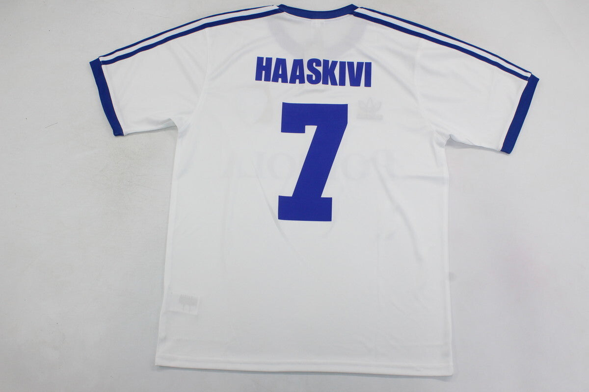 Finland Haaskivi 1982 Home Retro Football Shirt Jalkapallopaita