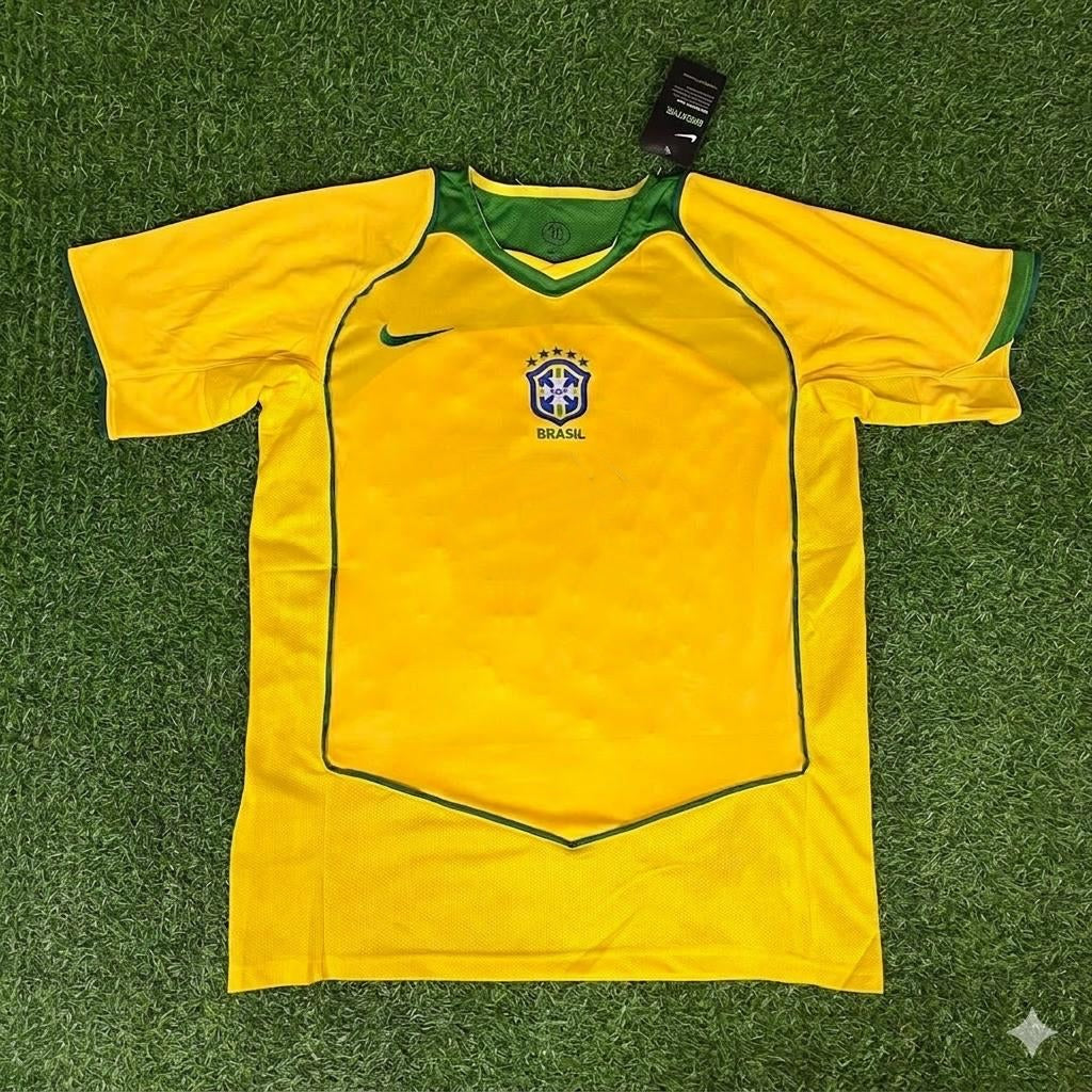 Brazil 2004–2006 Retro Kit Jersey – | Trikot | Maillot Soccer Shirt