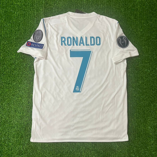 Cristiano Ronaldo 7- Madrid 2018 Final Jersey Trikot Maillot Soccer Shirt