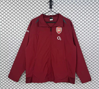 Arsenal 2005/2006 Red Retro Windbreaker Jacket