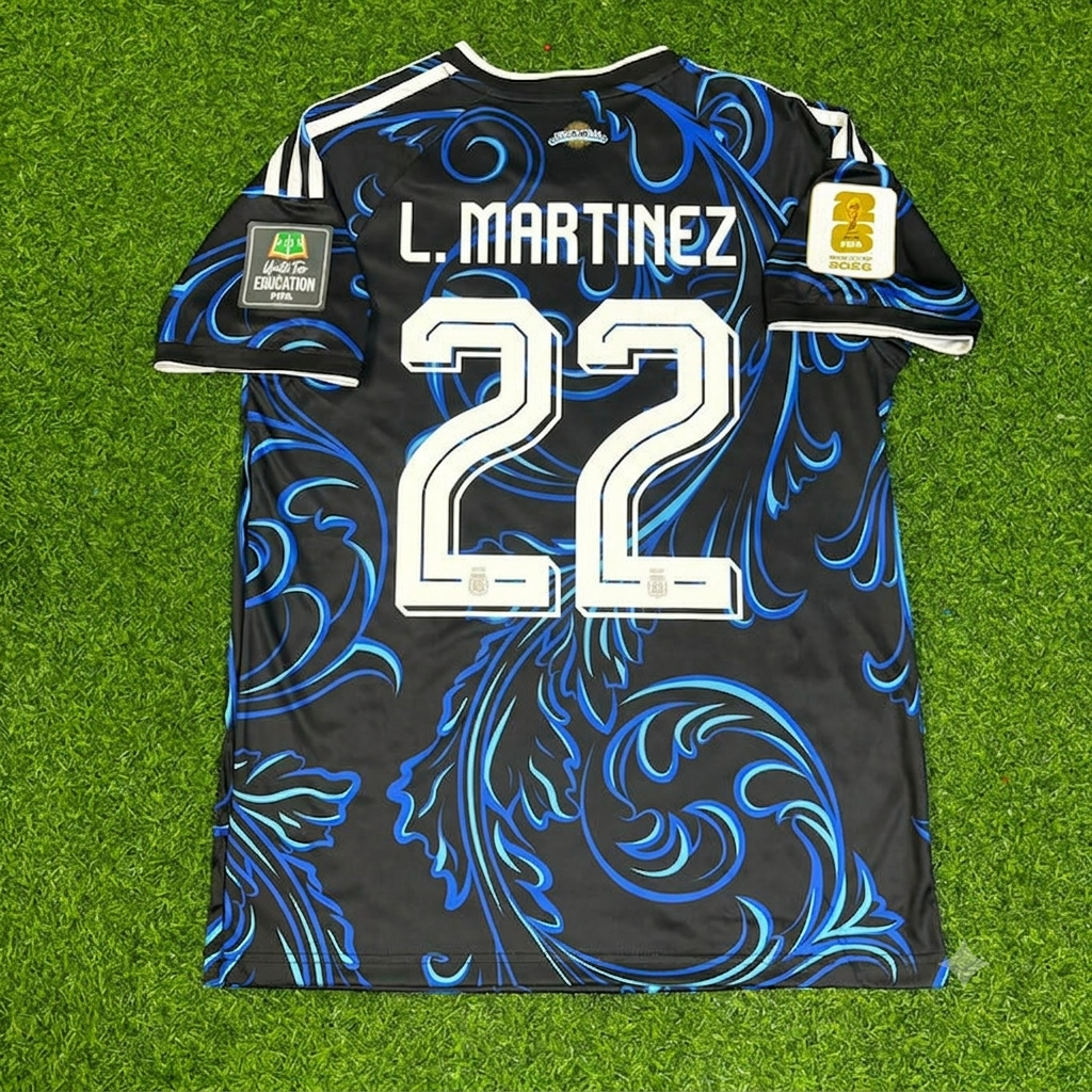 Lautaro Martinez Argentina 2026 World Cup Away Football Jersey Kit
