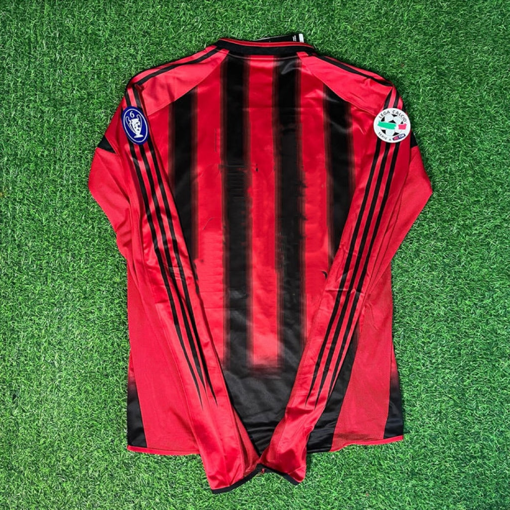 Milan 2003/2004 Red & Black Home Retro Kit Jersey Trikot Maillot