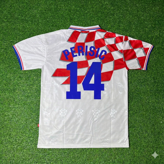 Ivan Perisic Croatia Retro Football Jersey Kit