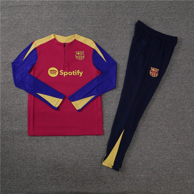 New season 2025 FC Barcelona Tracksuit  Red  Training Top Pack