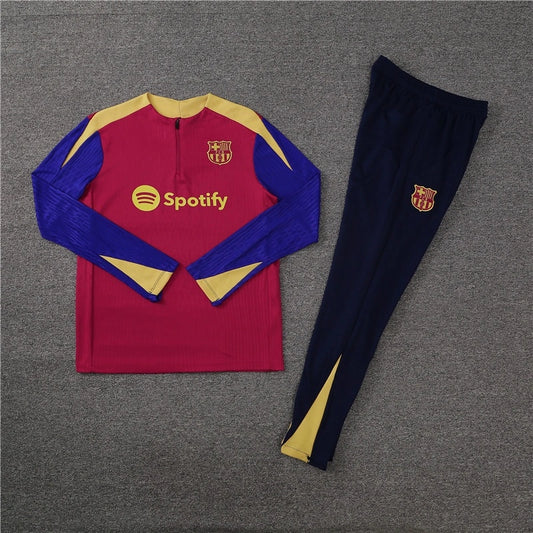 New season 2025 FC Barcelona Tracksuit  Red  Training Top Pack