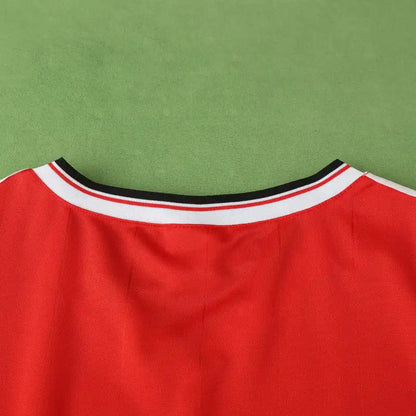 Manchester United F.C 1984 Season Home Red Retro Jersey Trikot Soccer Shirt