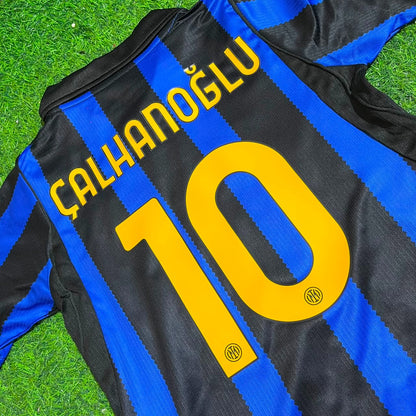 Hakan Calhanoglu Inter Home New Season 2027 Kids Jersey Trikot Maillot Soccer Shirt