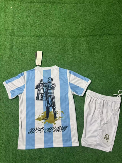 Lionel Messi GOAT Argentinien Champion Spezialtrikot Trikot Maillot Fußballtrikot
