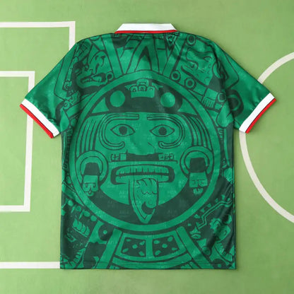 Mexico 1998 Season Home Green Retro Jersey Trikot Soccer Shirt