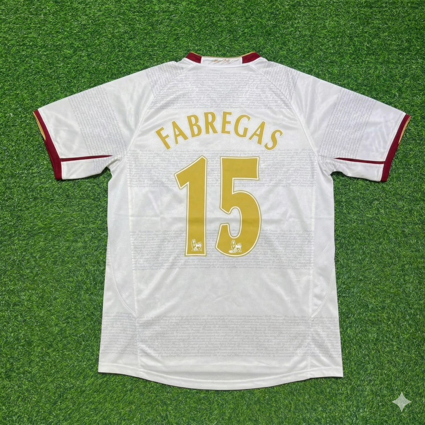 Cesc Fabregas #15 Arsenal 2004 2005 Away Retro White Jersey