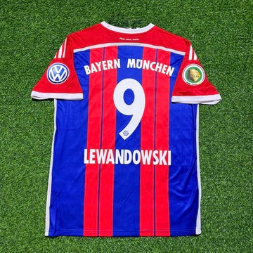 Robert Lewandowski Bayern Munich 2014-2015 Trikot Kit Jersey Soccer Shirt