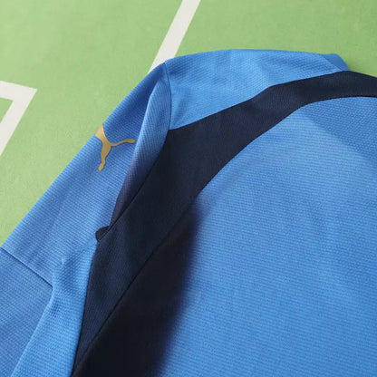 Italy 2006 Season Home Blue Retro Jersey Trikot Soccer Shirt