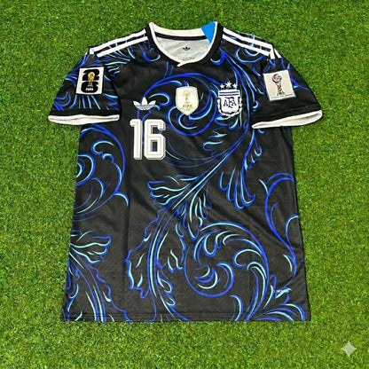 Thiago Almada #16 Argentina 2026 World Cup New Season Football Jersey Kit