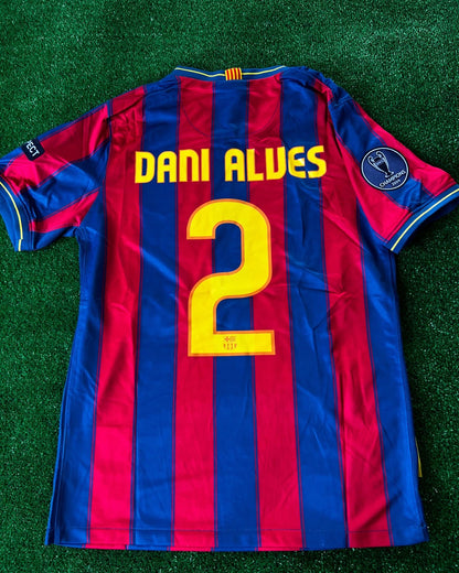 Dani Alves Barcelona Retro-Trikot