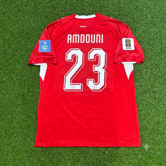Zeki Amdouni 23- Switzerland 2026 World Cup Kit Jersey Trikot Maillot