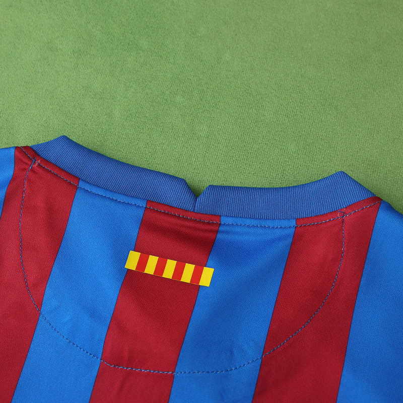 Barcelona 2021-22 Season Home  Retro Jersey Trikot Soccer Shirt