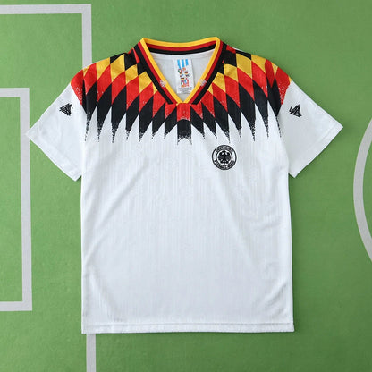 Germany Deutschland 1994 Home Retro Kids Kit Jersey KinderTrikot Maillot Enfant