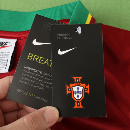 98 Season Portugal Home Football Jersey Maillot Trikot Maglia