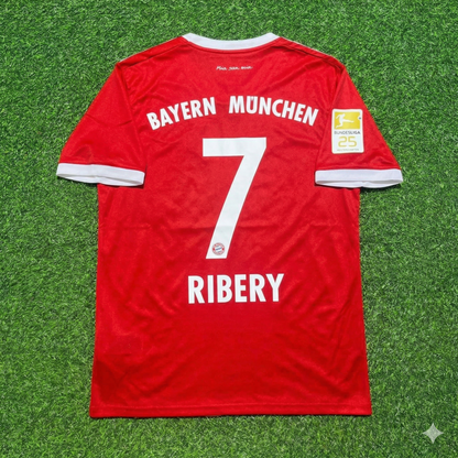 Franck Ribery Bayern Munich 2017-2018 Retro Home Jersey