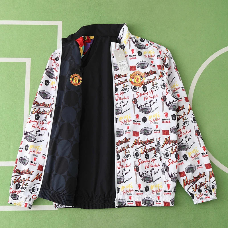 Manchester United F.C. Double Sides Windbreaker - Reversible Jacket