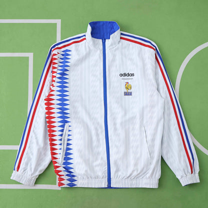 France Blue 1994 Retro Both Sides Windbreaker