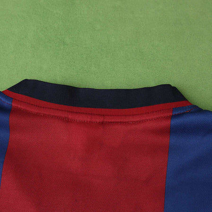Barcelona 1998-99 Season Home  Retro Jersey Trikot Soccer Shirt