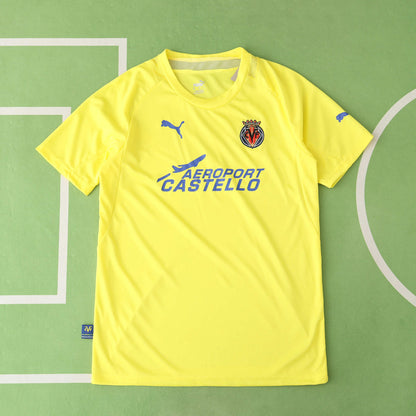 Diego Forlan 5 – Villarreal 2009–2010 Retro Home Kit Jersey – | Trikot | Maillot Soccer Shirt