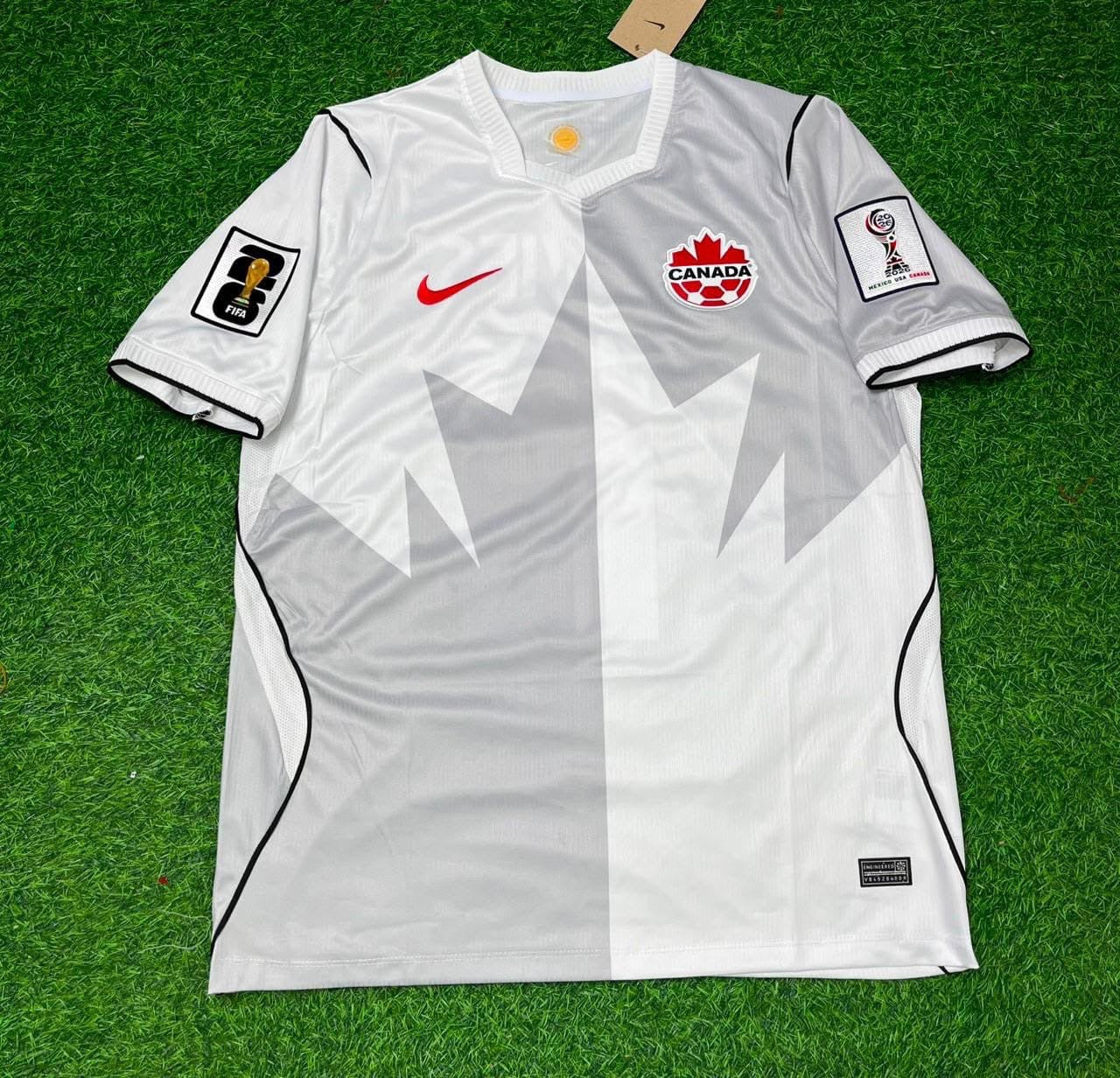 Jonathan David #10 Canada 2026 World Cup Away White Football Jersey