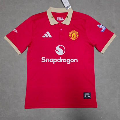 Manchester United New Polo Neck Polokragen Tshirt