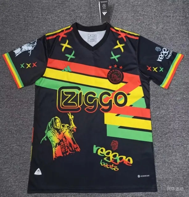 AFC Ajax x Bob Marley Üç Küçük Kuşlar Hatıra Özel Üretim Futbol Forması Maillot Trikot Maglia Camiseta