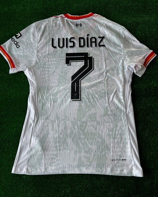 Luis Diaz Liverpool 2025 New Season Jersey