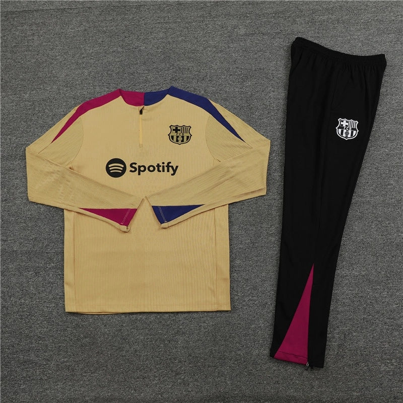 New season 2025 FC Barcelona Tracksuit Golden Training Top Pack