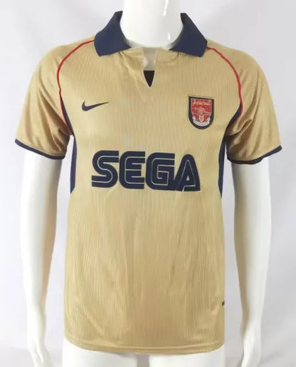 Arsenal 2001 2002 Retro Golden Jersey Trikot