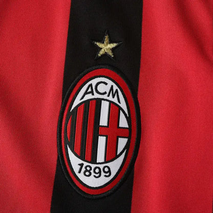 A.C.Milan 09/10 Season Red Home Long sleeved Retro Jersey Trikot Soccer Shirt