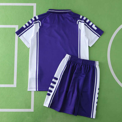 Fiorentina 1999/2000 Home Kids Retro Football Jersey Trikot Maillot