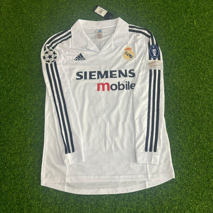 Roberto Carlos 3- Real Madrid 2002/2003 Long Sleeve Home Jersey